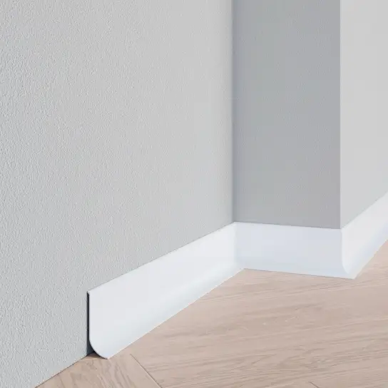Merkproduct PVC-plint wit (RAL9003) - PVC - 20 x 60 mm